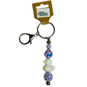 JenDore Handmade Duck Keychain Keyring Backpack Purse Bag Charm Accessory Gift